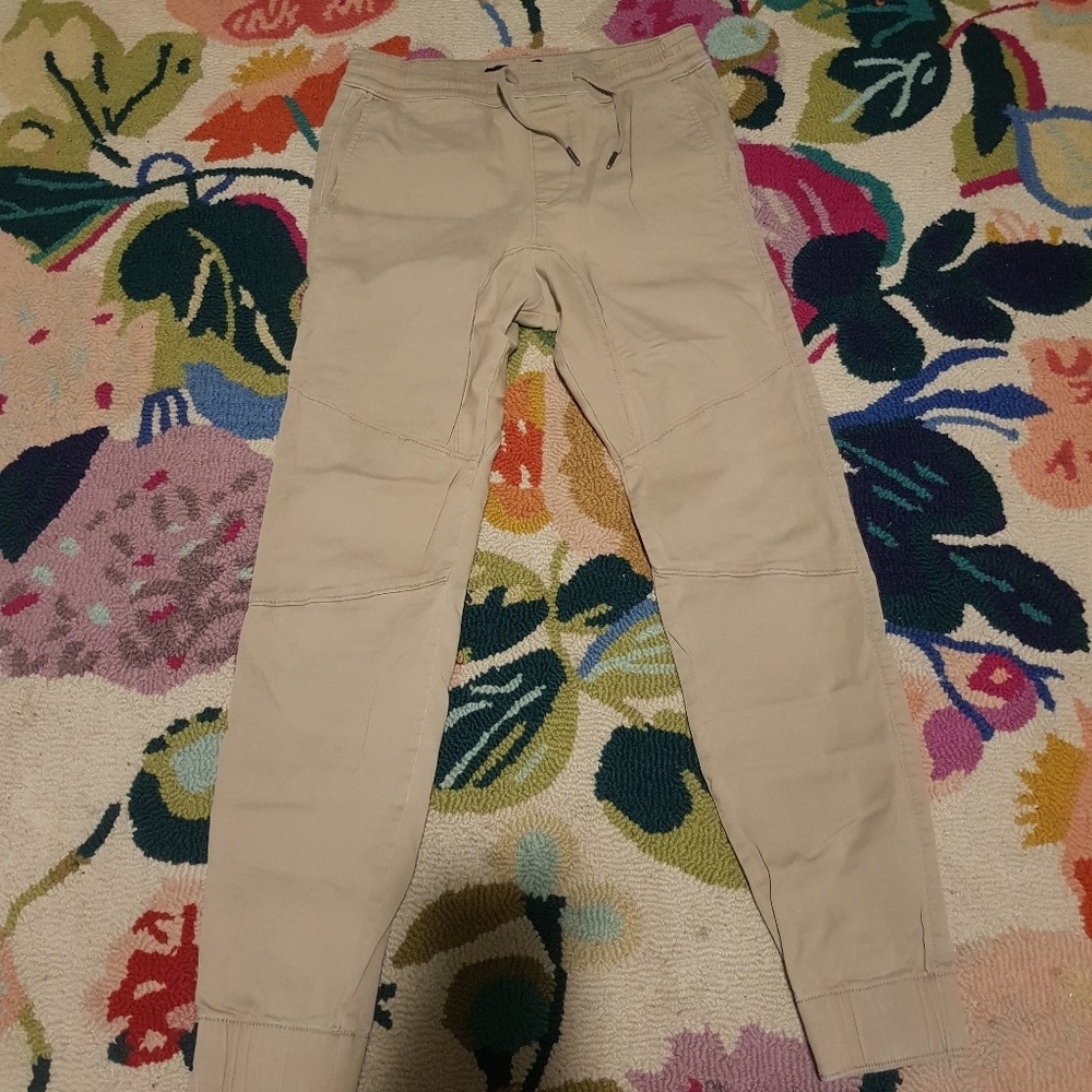 Skinny jogger khaki